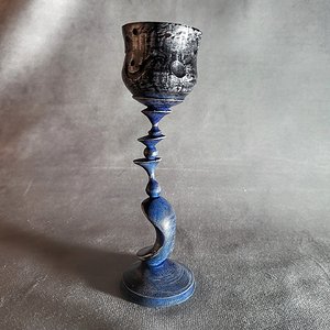 Soft Maple Off Center Goblet.