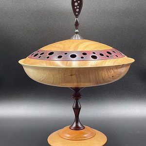 Pedestal Lidded Bowl