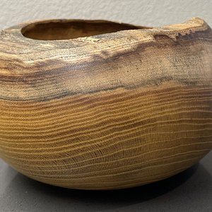 Natural edge mulberry bowl