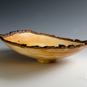 Natural Edge Cherry Bowl