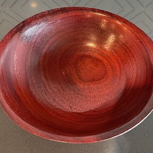 Padauk bowl