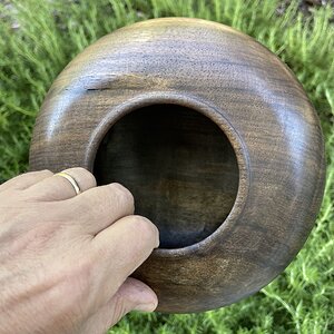 Claro walnut bowl