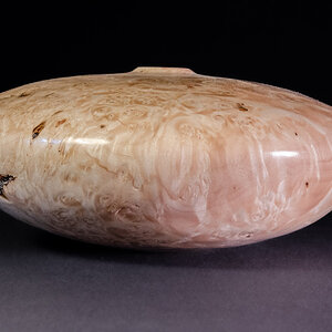 Maple burl hollow form