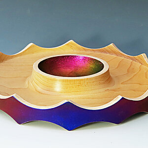Coloured platter