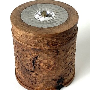Yellow Box Burl Box