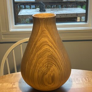 Ash vase (hollow form?)