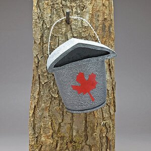 Maple Sap Bucket Cherry Lidded Box