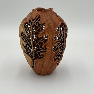 Pierced oak leaves