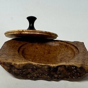 Small covered dish.