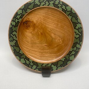Cherry Green Illusion Platter