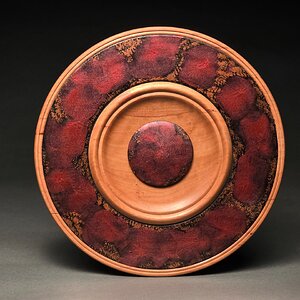 Rose gold cherry platter