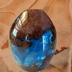 Blue wood