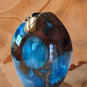 Blue wood