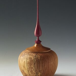 Oak Lidded Vessel