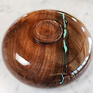 Walnut Bowl - Back