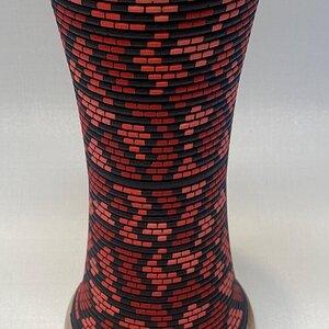 Reds in Black Vase