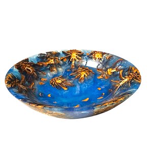 Blue pinecone