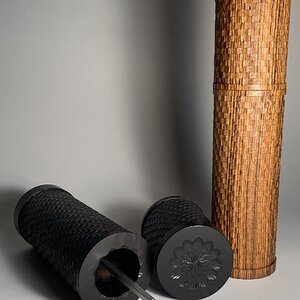 Macassar Ebony & Bocote Mill Set