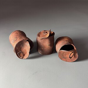 Trio of tin cans