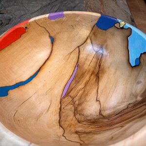 Painted, Spalted Aspen.