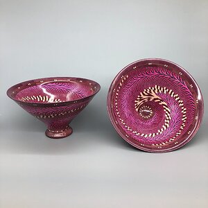 Pink Dizzy Bowls
