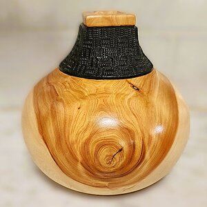 My 1st Suare Top Vase - Back