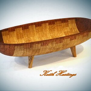 Elliptical Segmented Bowl