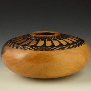 Feather Pueblo Pot