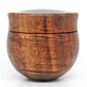 Curly Koa Round Bottom Box