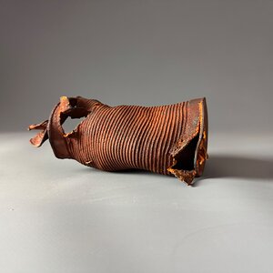 Very old rusty tin can