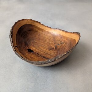 Natural Edged Cherry Bowl