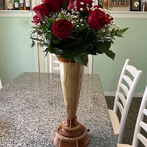 Vase of Roses Music Box