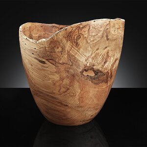 Spalted Maple Natural Edge Bowl