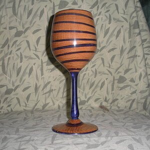White  Oak / epoxy goblet