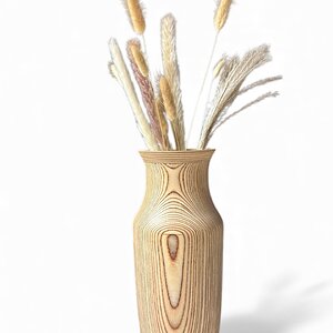 Plywood vase