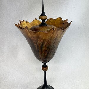 Lidded Elm Chalice 1