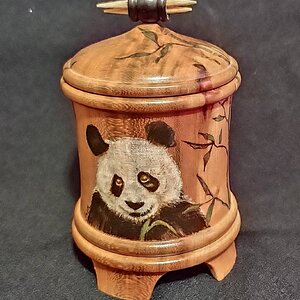 Panda Box w/lid