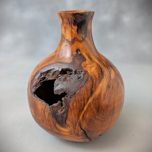 Cherry Burl Vase