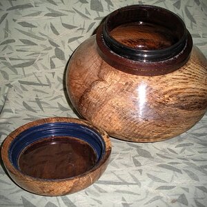 Oak and Walnut Box, you can see the threads here.