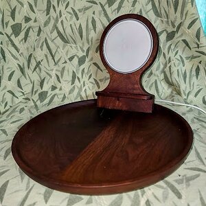 Valet tray and cell charging station