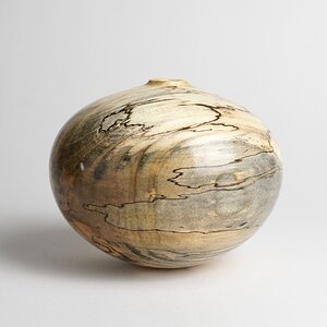 Spalted maple hollow form