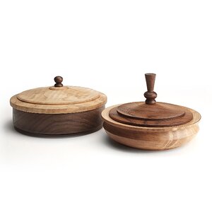 Curley Maple & Walnut Boxes