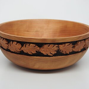 Carved Leaf Bowl