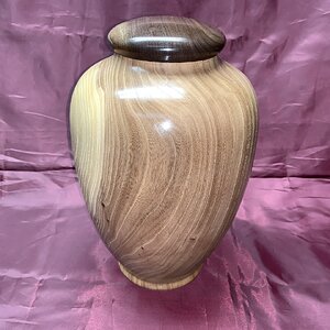 Elm and Walnut Urn