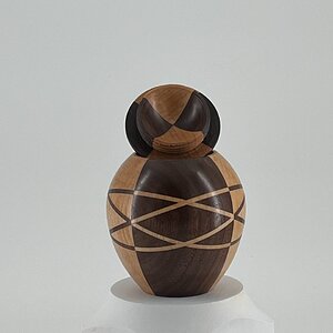 Serial 26009 Model UWDT0306020 Walnut/Maple Keepsake Urn Second view