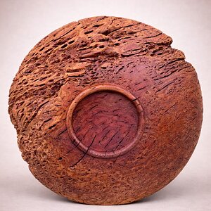 Salmon Gum Burl Platter (back)