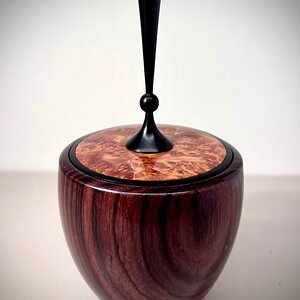 Kingwood, Thuya burl, and African Blackwood box