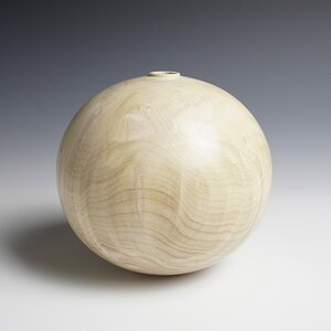 Bleached maple hollow form