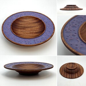 Sapele Shallow Bowl