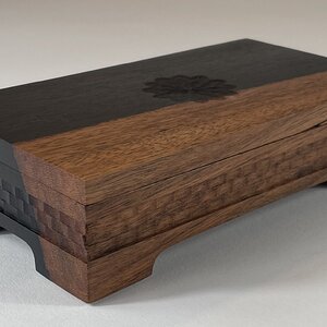 Black Ebony Ring Box